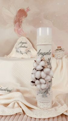 Trusou Muselina Eucalipt ivory - set Biserica Premium