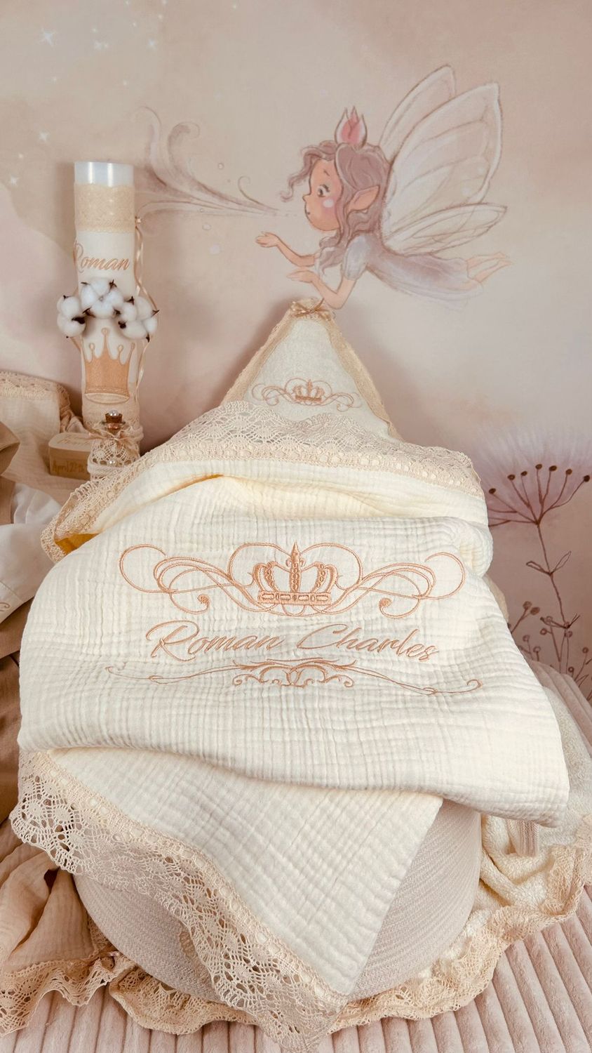 Trusou Muselina Regal All Ivory  - Set Biserica Premium