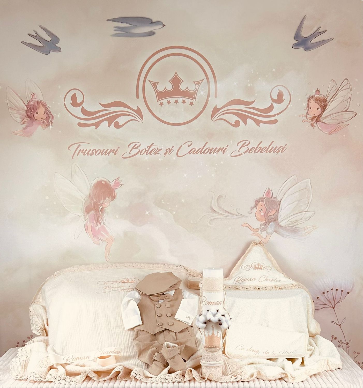Trusou Muselina Regal All Ivory  - Set Biserica Premium