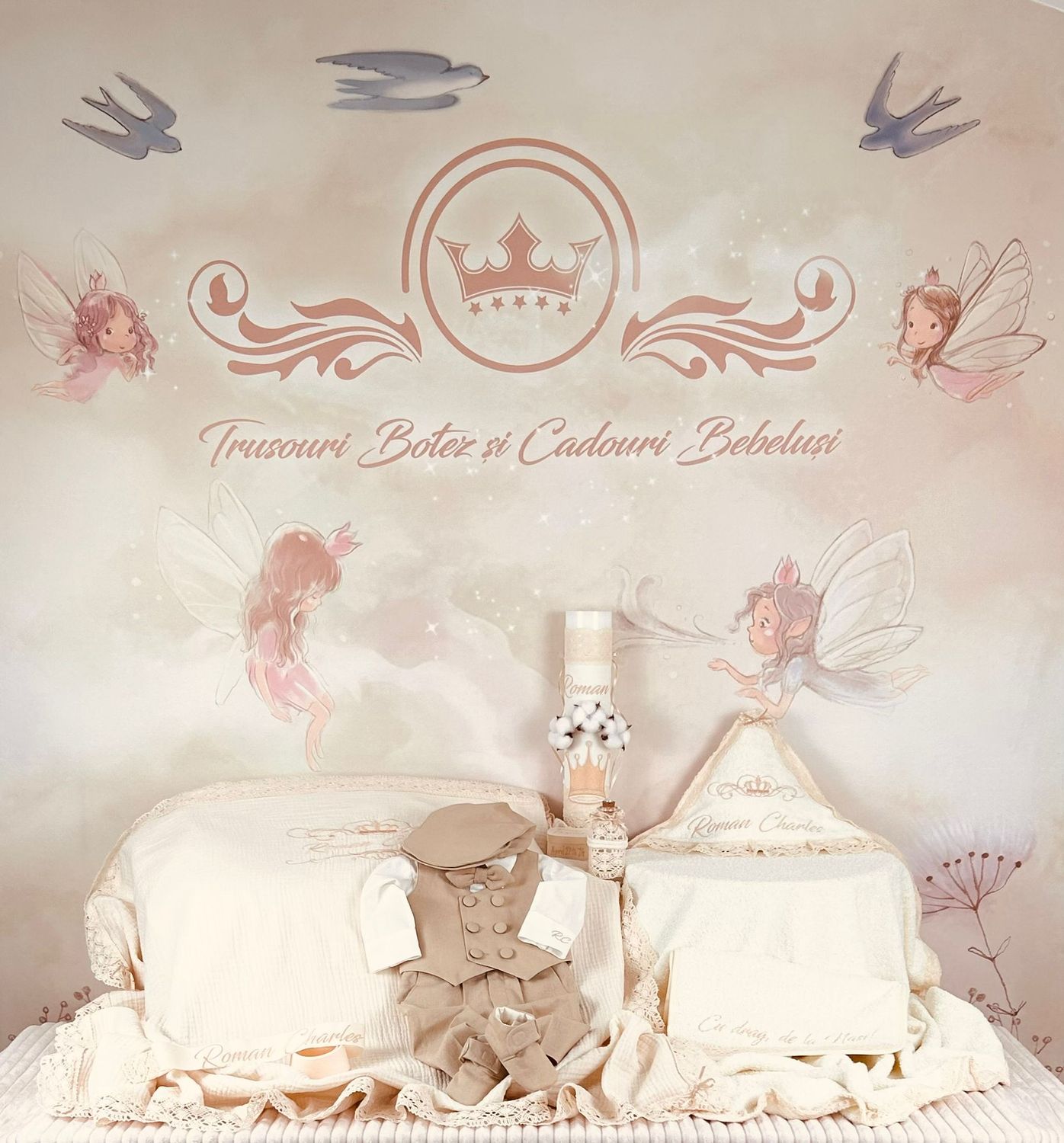 Trusou Muselina Regal All Ivory  - Set Biserica Premium