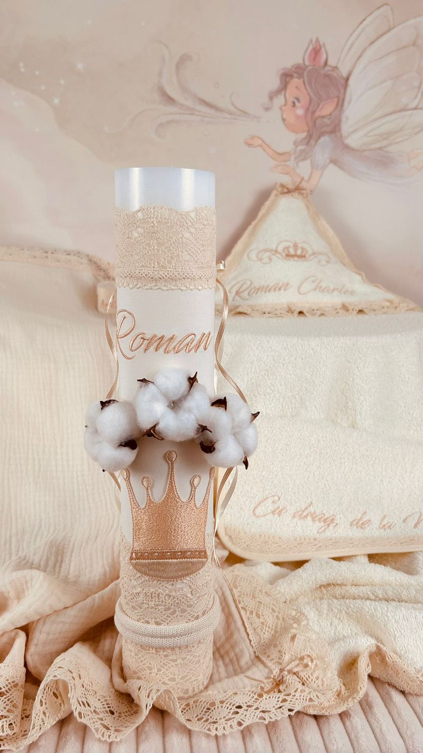 Trusou Muselina Regal All Ivory  - Set Biserica Premium