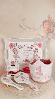 Set Turta Balerina Aniversare 1 an