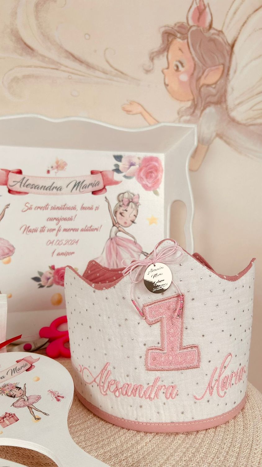 Set Turta Balerina Aniversare 1 an