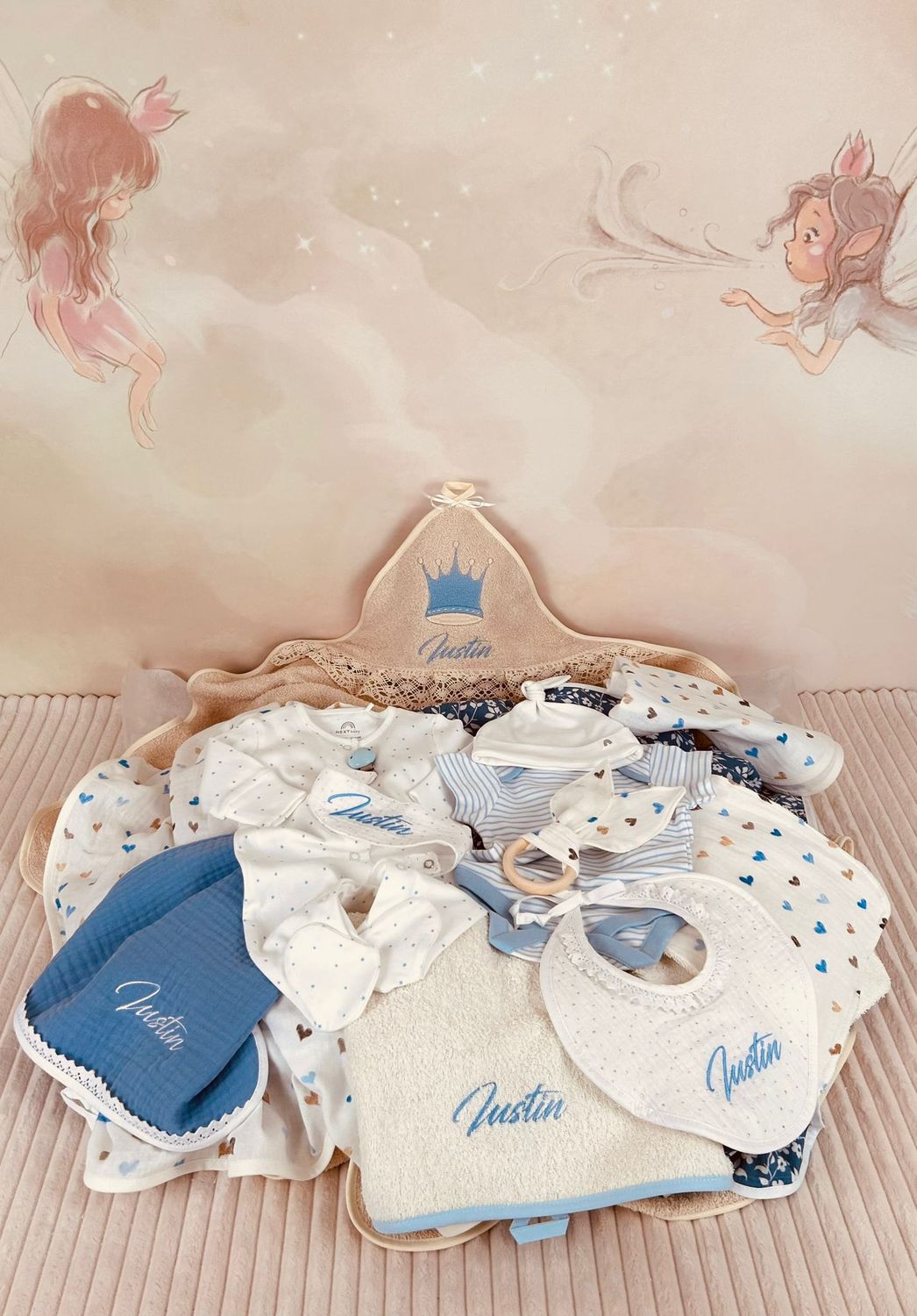 Cadou Bun Venit  Iepurasul Somnoros bleu
