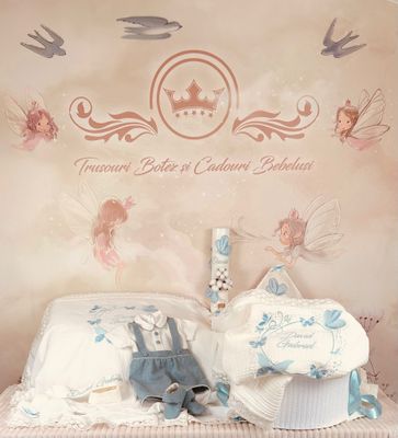 Trusou Muselina cu Fluturi set biserica Premium