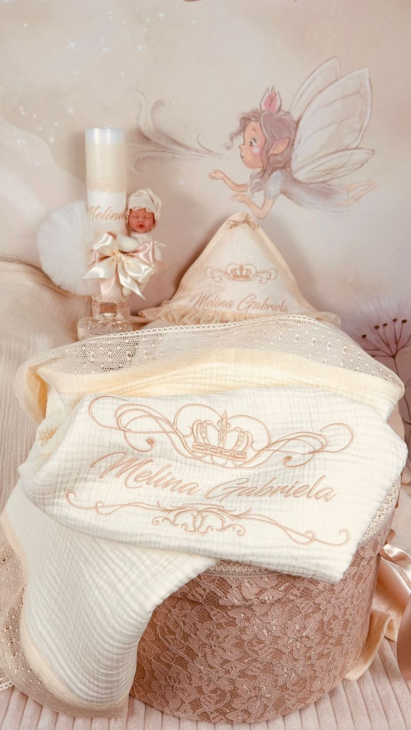 Trusou Muselina Regal All ivory set biserica premium