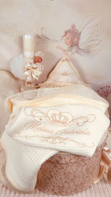 Trusou Muselina Regal All ivory set biserica premium