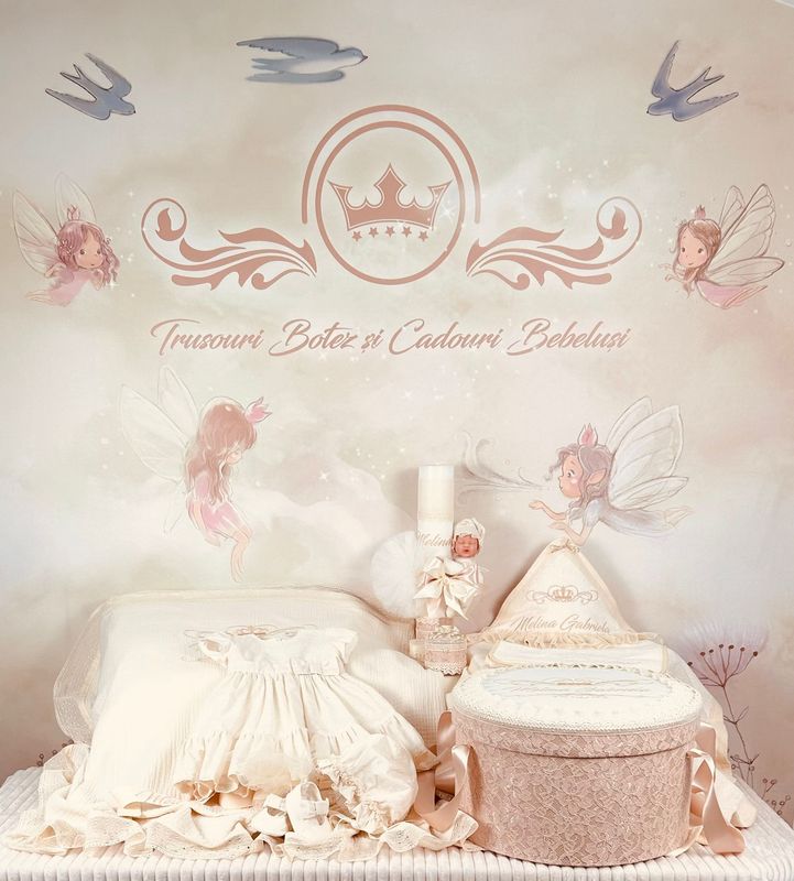 Trusou Muselina Regal All ivory set biserica premium