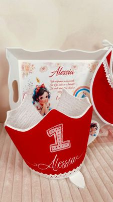 Set Turta Alba ca Zapada  Aniversare 1 an