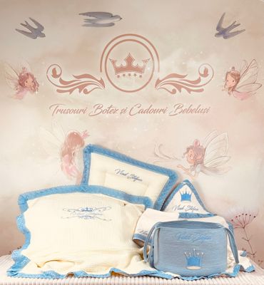 Cos Cadou Botez Muselina Regal