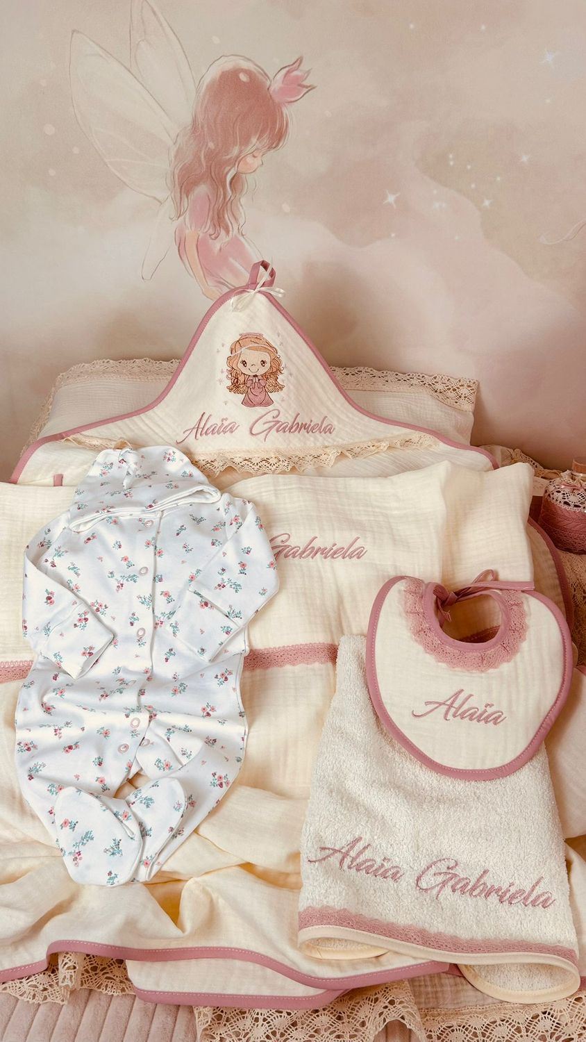 Trusou Botez Muselina Fluturi set biserica PremiumMax