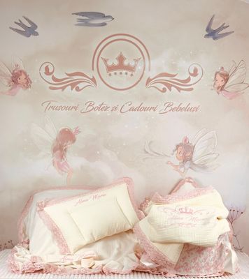 Trusou Botez Muselina Regal Maria- Set Biserica Personalizat