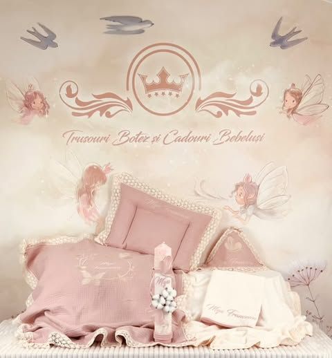 Trusou Muselina Fluturi Botez Catolic