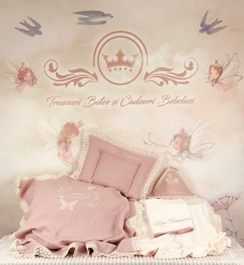 Trusou Muselina Fluturi Botez Catolic
