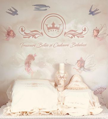 Trusou Muselina Regal All ivory set biserica personalizat
