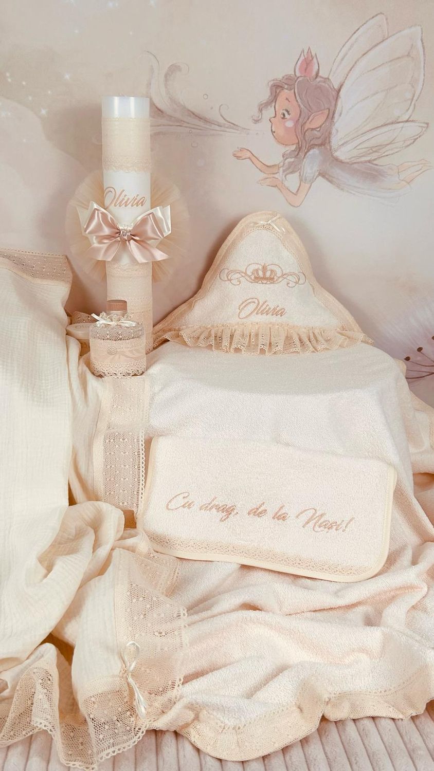 Trusou Muselina Regal All ivory set biserica personalizat