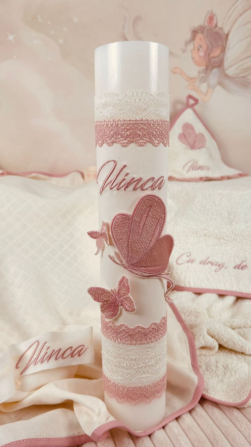 Trusou Botez Muselina Fluturas - Set Biserica