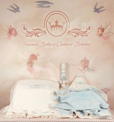 Trusou Muselina Regal Aqua - Set Biserica