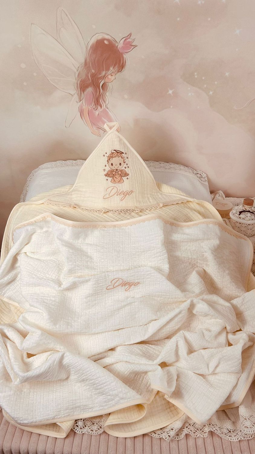 Trusou Botez Personalizat Ingeras - Set Biserica PremiumMax