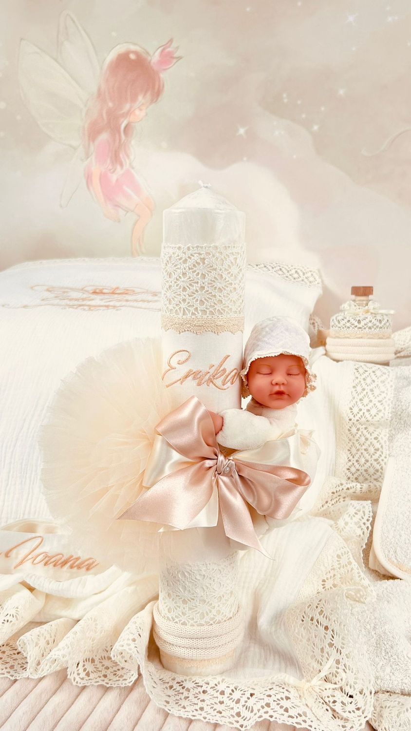 Trusou Muselina Regal All Ivory new set biserica Premium