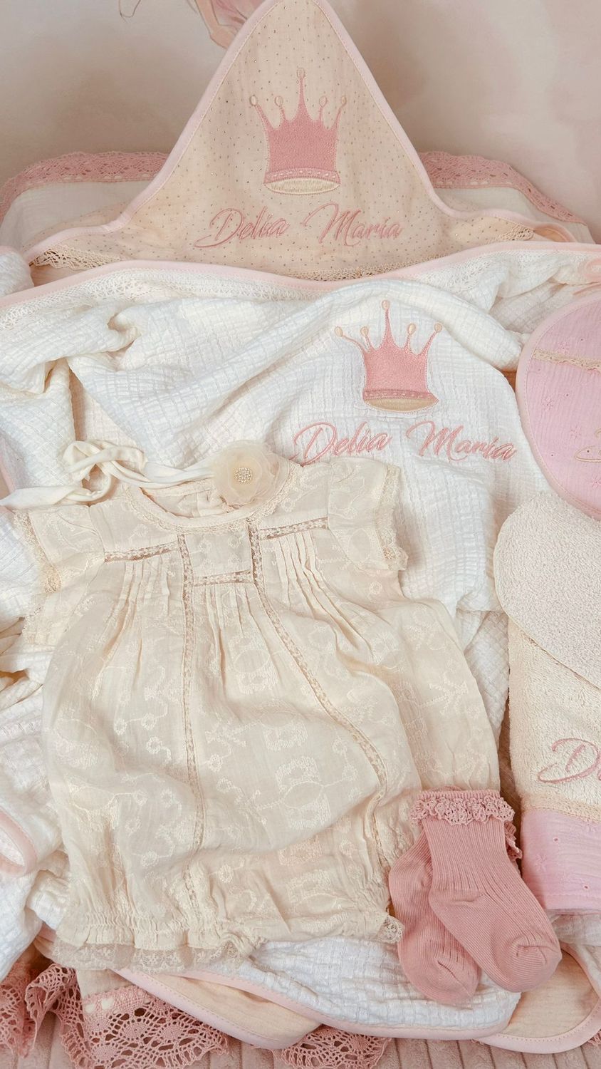 Trusou Muselina Regal roz nou set biserica Premium