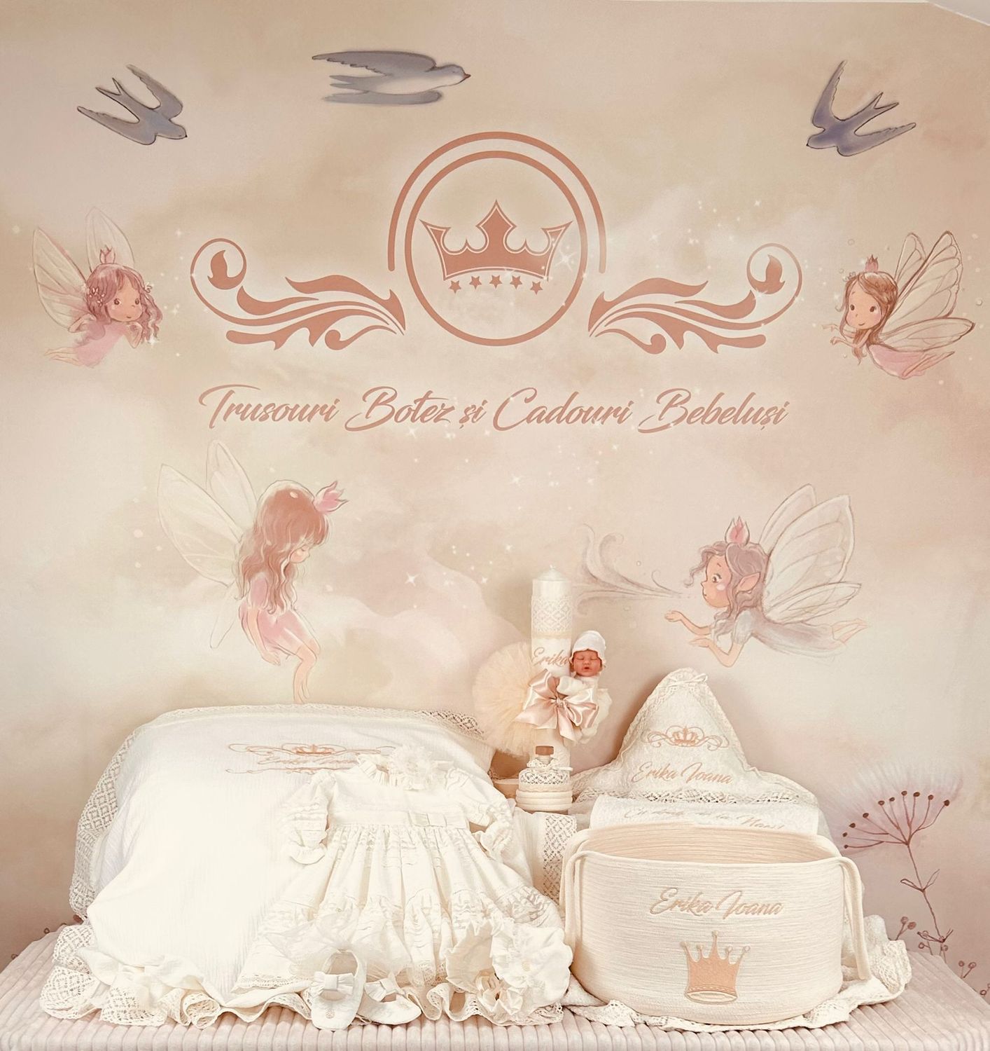Trusou Muselina Regal All Ivory new set biserica Premium