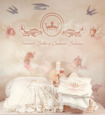 Trusou Muselina Brodata Regal set biserica premium