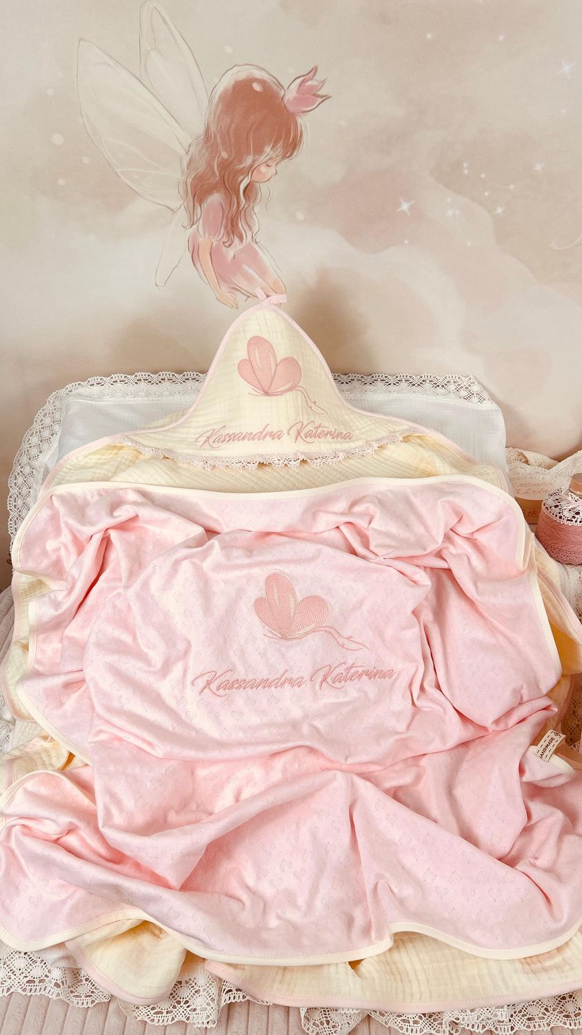Trusou Botez Muselina Lebada Max - Set Biserica PREMIUM
