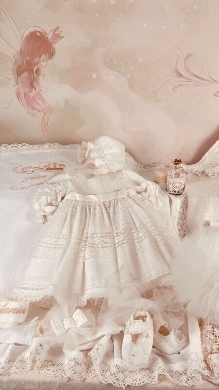 Trusou Botez Muselina Regal Miriam - Set Biserica Premium