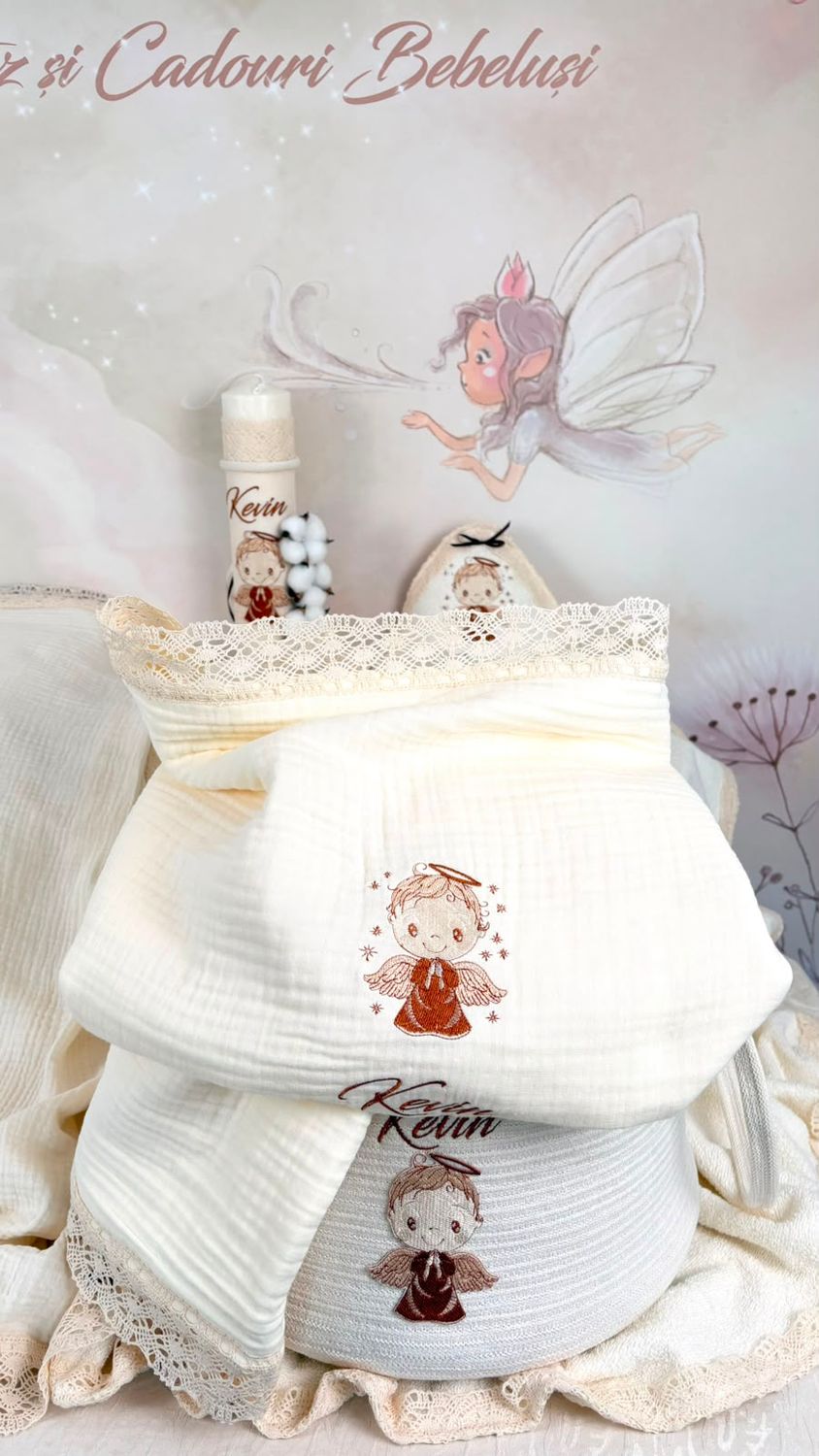 Trusoul Muselina Ingeras - set biserica Premium