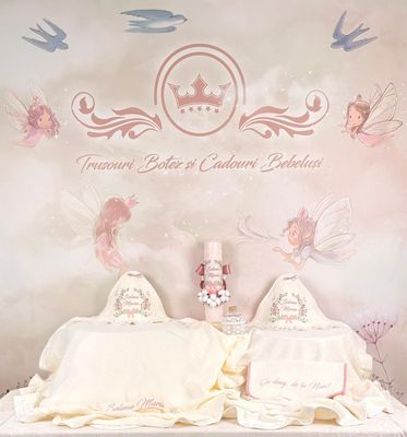 Trusou Botez Muselina Spanish girl - Set Biserica Premium