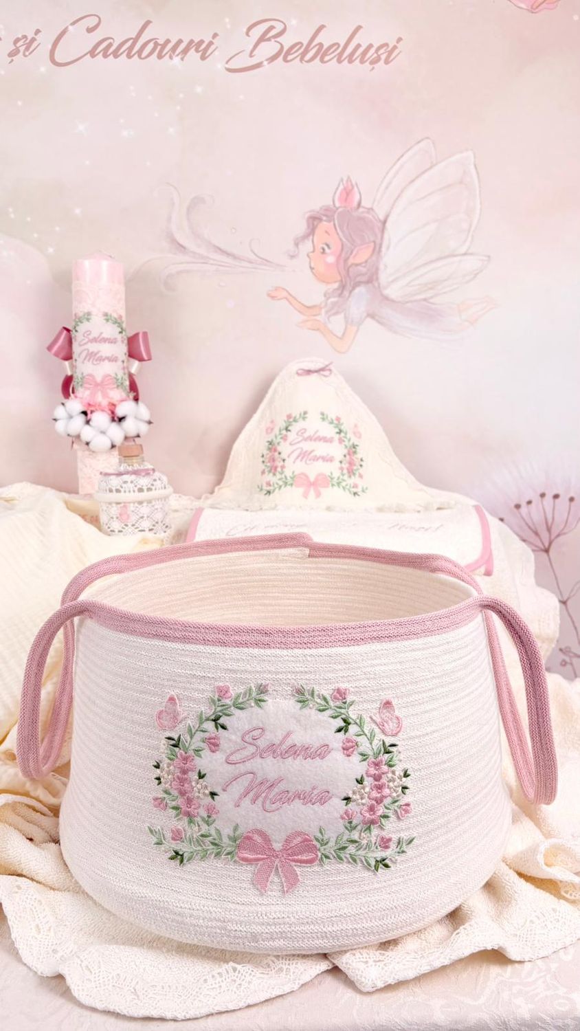 Trusou Botez Muselina Spanish girl - Set Biserica Premium