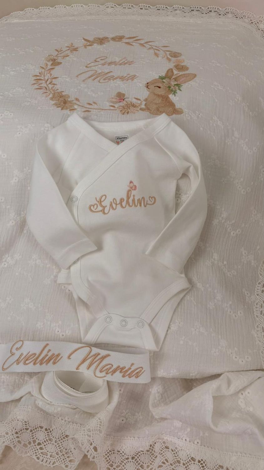 Trusou Botez Muselina Iepuras - Set Biserica