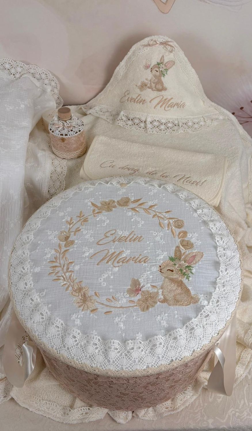 Trusou Botez Muselina Iepuras - Set Biserica