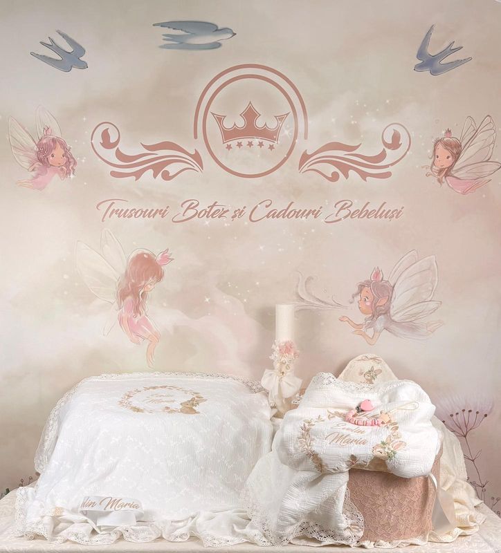 Trusou Botez Muselina Iepuras - Set Biserica Trusou Botez Muselina Iepuras - Set Biserica