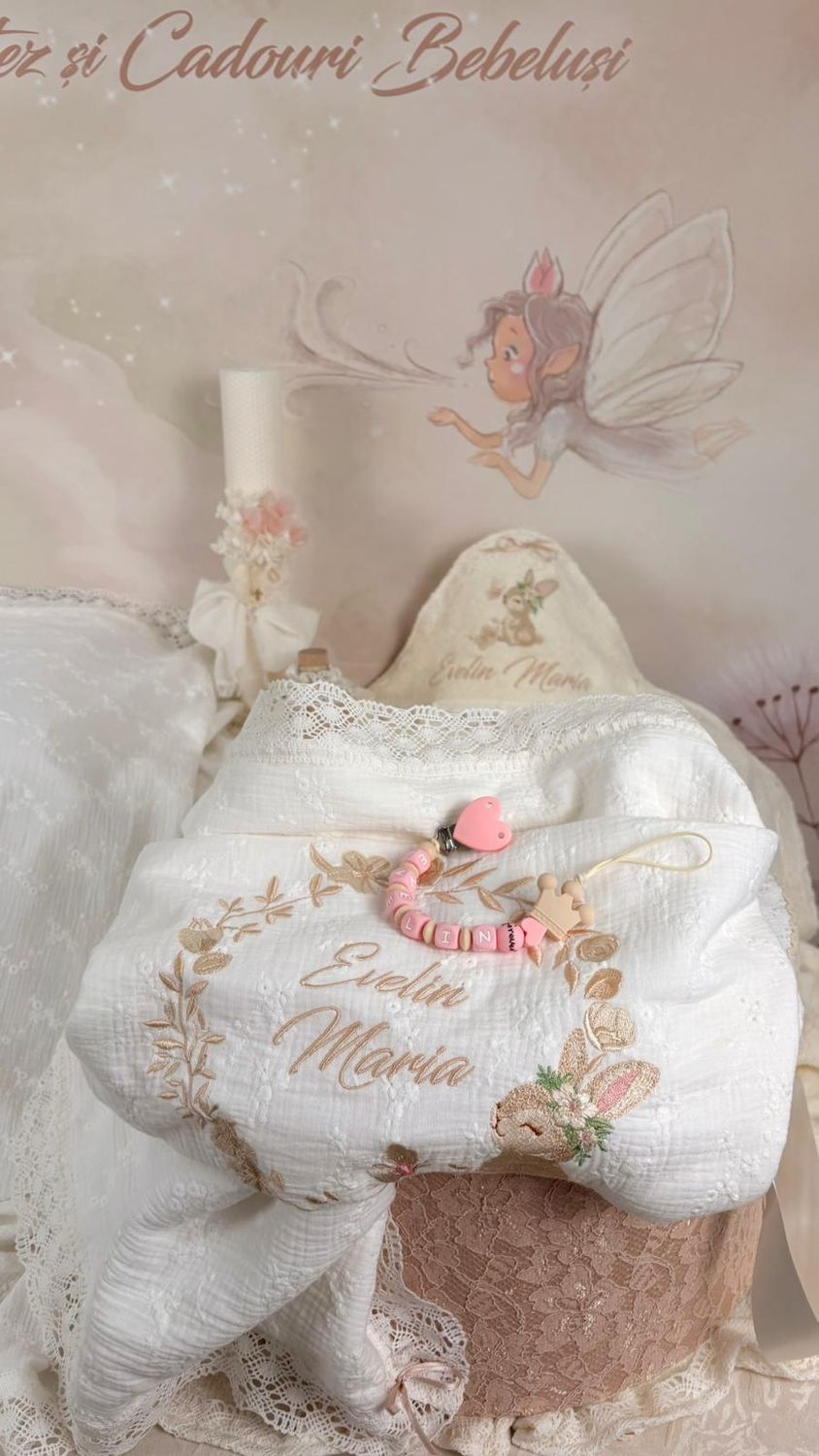 Trusou Botez Muselina Iepuras - Set Biserica