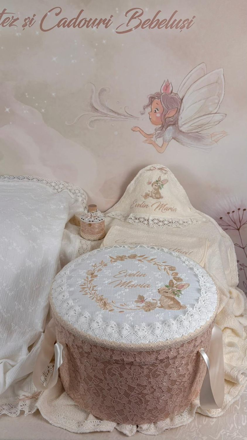 Trusou Botez Muselina Iepuras - Set Biserica