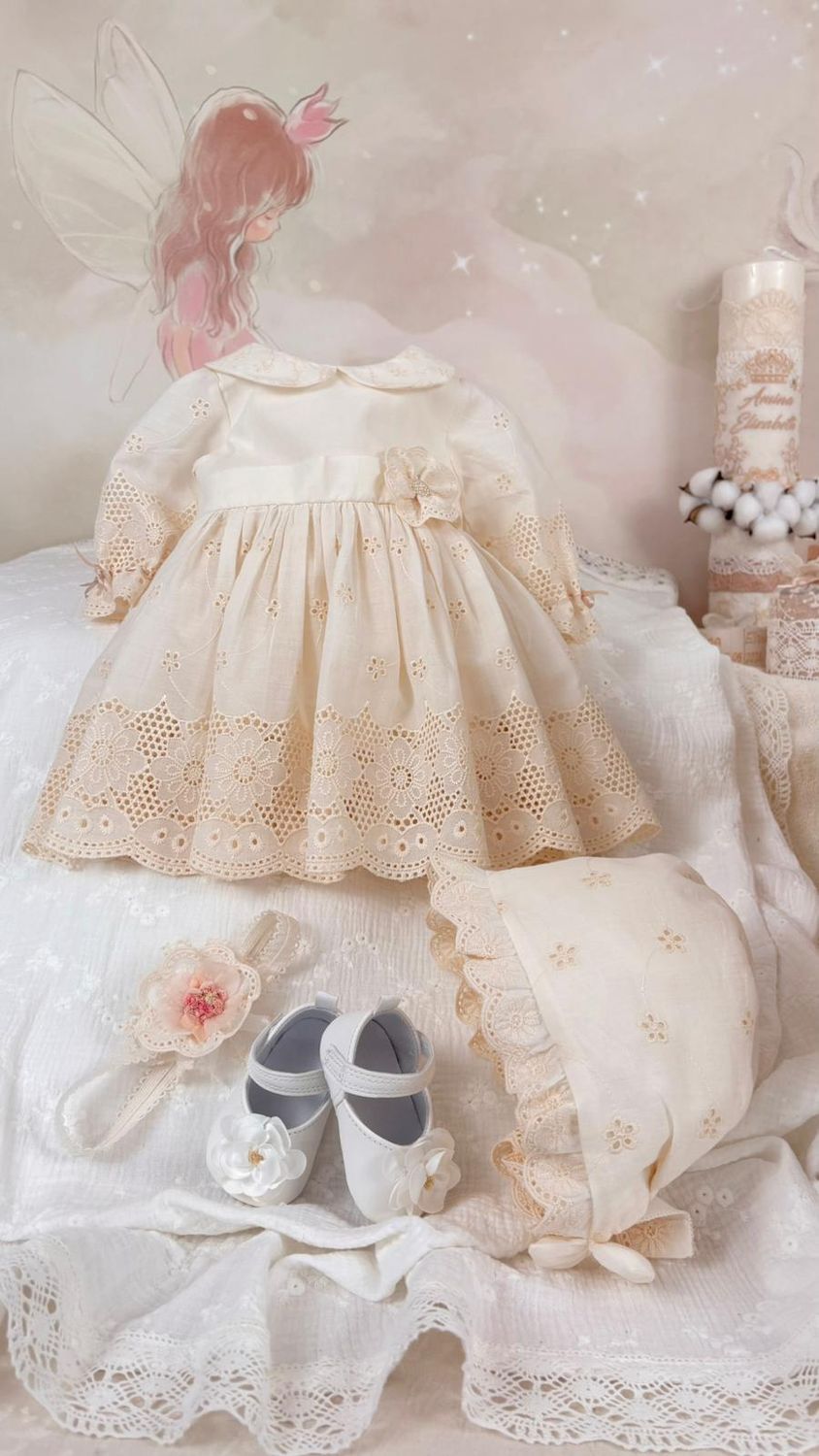 Trusou Botez Muselina Regal Gold set biserica premium