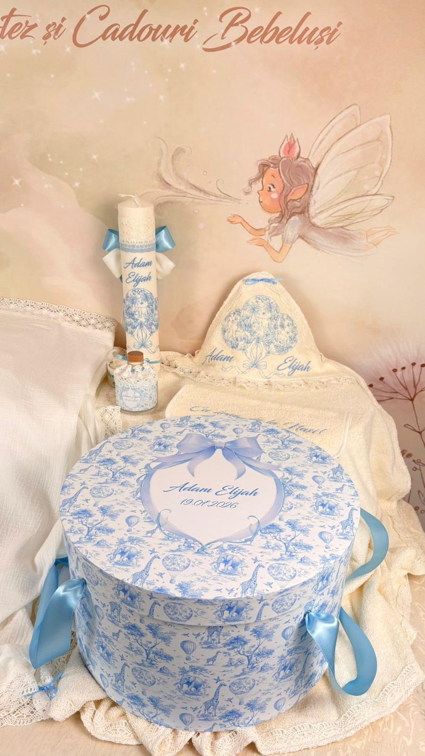 Trusou Botez Baby Dior - Set Biserica Personalizat