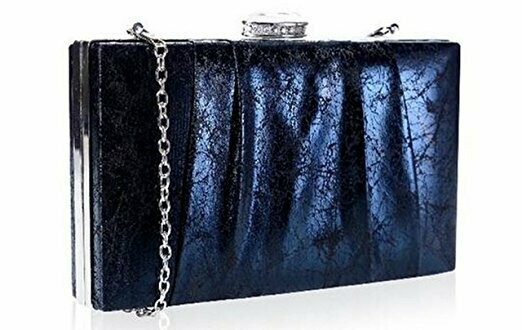 Square Black clutch bag 