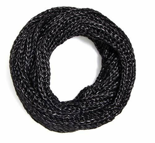 Black Snood Cowl Loop Scarf Sale