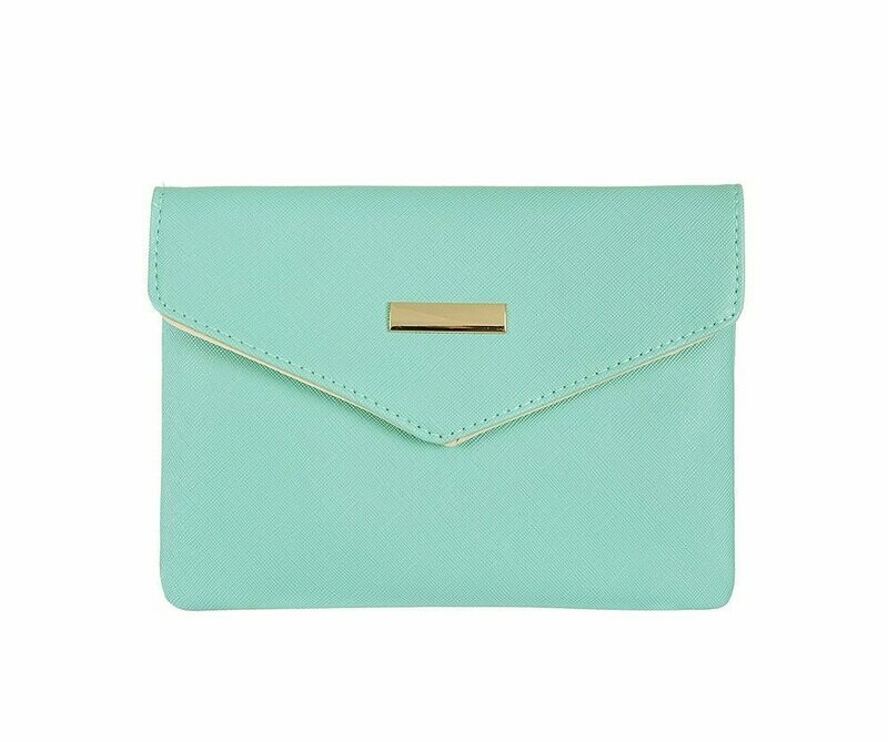 Small Light Green Clutch/ Purse - Bag