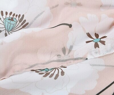 Pink Floral Scarf Mask Perfect For Cruising