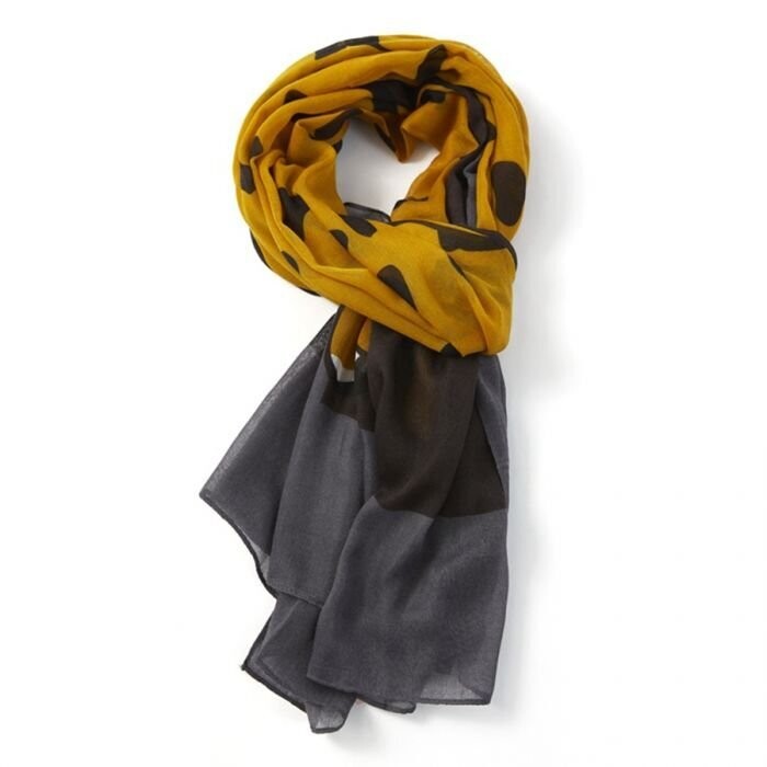 mustard ladies scarf
