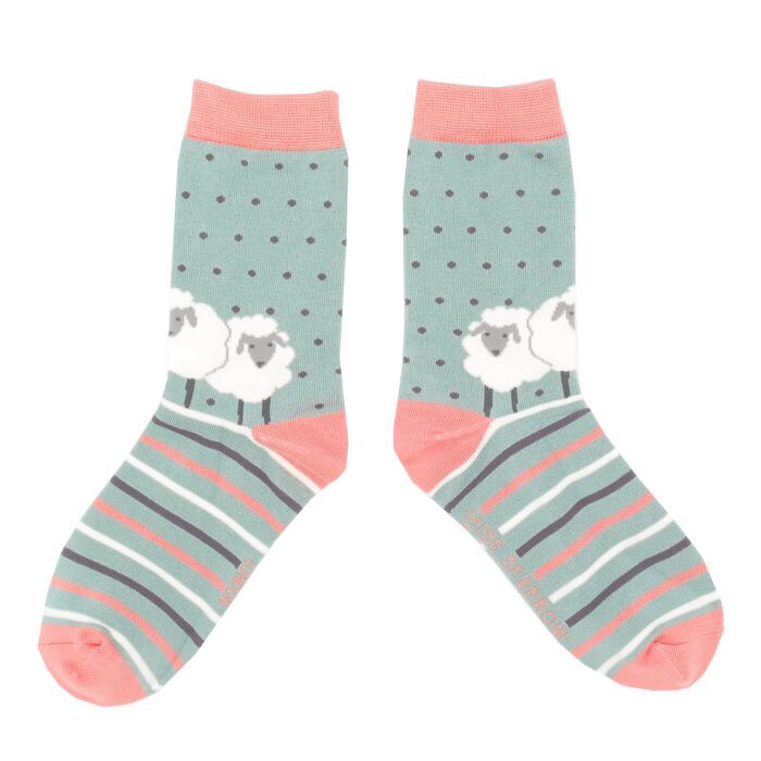Miss Sparrow Sheep Socks Super Soft Eco Friendly Sustainable Bamboo Mix