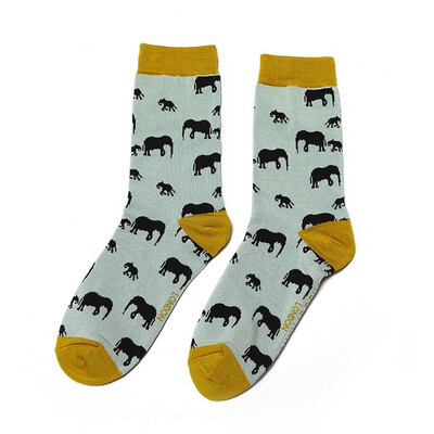 MISS SPARROW Elephant Socks Super Soft Bamboo