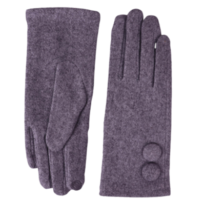 Grey Gloves Super Soft With Touch Screen Fingers Ladies SALE