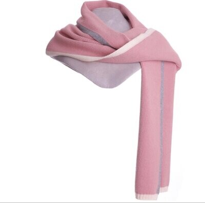 Zelly Knitted Scarf In Pink Cozy Winter SALE