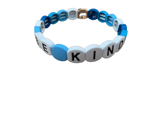 Zelly Be Kind Tile Bracelet Blue Gorgeous Gift