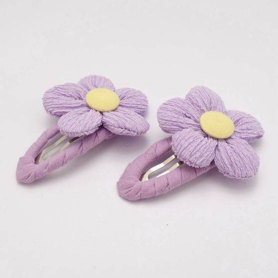 Pure Fashion Hair Accessories Hair Clips Twin Pack Lilac